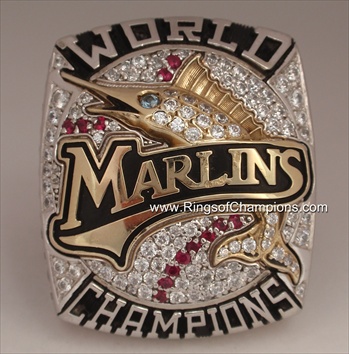 2003 Florida Marlins World Series Champions 10K Gold Ring!