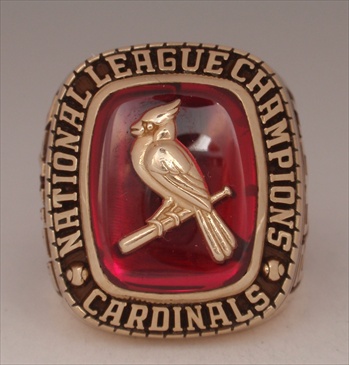 2004 St. Louis Cardinals World Series "N.L." Champions 10K Gold Ring