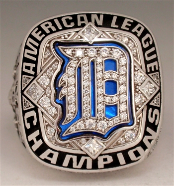 2012 Detroit Tigers "A.L. Champions" 10K Gold Championship Ring.