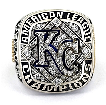 Scott Welkowsky's Rings of Champions  is selling this  beautiful 2014 Kansas City Royals American League Champions 10K Gold & Diamond Ring!