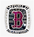 2018 Boston Red Sox "World Series" Champions 14K Gold & Diamond Player's Ring!