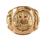 Ralph Kiner's 1964 New York Mets Shea Stadium 10K Gold Ring!