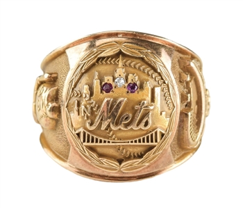 Ralph Kiner's 1964 New York Mets Shea Stadium 10K Gold Ring!