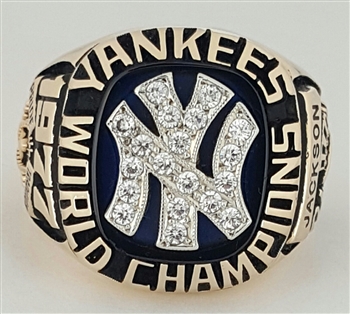 1977 N.Y. Yankees World Series Champions 10K Gold Ring