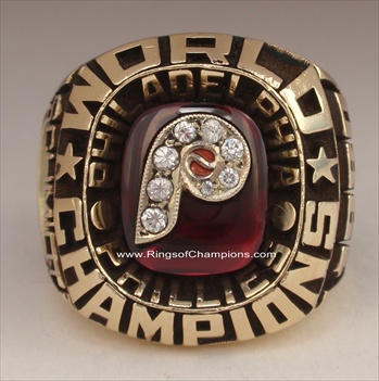 1980 Philadelphia Phillies "World Series" Champions 10K Gold Ring