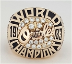 1983 Baltimore Orioles World Series Champions Ring with all Real Diamonds!