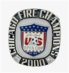 2000 Chicago Fire MLS Lamar Hunt Soccer "US Open Cup" Champions Ring!