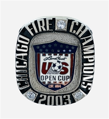 2003 Chicago Fire MLS Lamar Hunt Soccer "US Open Cup" Champions Ring!