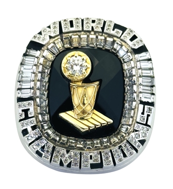 2006 Miami Heat NBA "World Champions" 14K White Gold Ring – Player Version