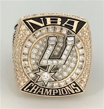 2007 San Antonio Spurs NBA World Champions 14K Gold And Diamond Championship Ring!