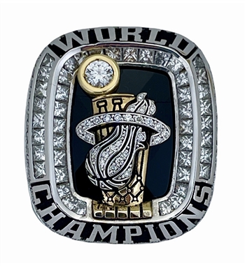 2012 Miami Heat NBA World Champions 14K Gold & Diamond Championship Ring! ( Dexter Pittman #45 )