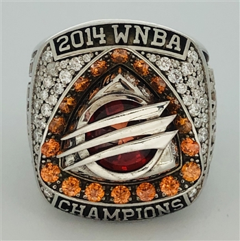 2014 Phoenix Mercury WNBA Championship Ring with Real Diamonds and Gemstones!