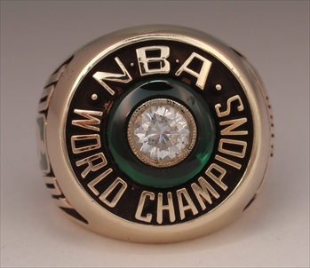 1981 Boston Celtics NBA World Champions 10K Gold Ring!
