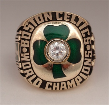 1984 Boston Celtics N.B.A. World Champions 10K Gold Ring!