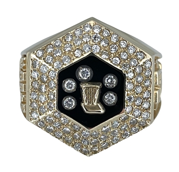 1997 Chicago Bulls NBA World Champions 14K Gold & Diamond Ring!