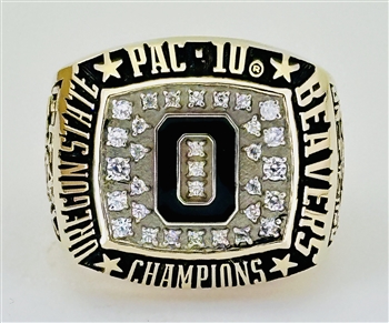 2000 Oregon St. Beavers Pac-10 Champions 10K Gold Championship Ring!