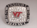 2003 Virginia Tech Hokies "Insight Bowl" Champions Ring