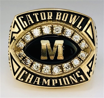 2004 Maryland Terrapins "Gator Bowl" Champions NCAA Football Ring!