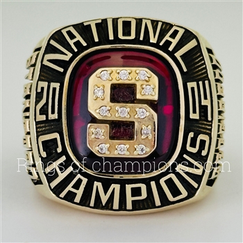 2004 Stanford Cardinal NCAA National Champions 10K Gold Ring!