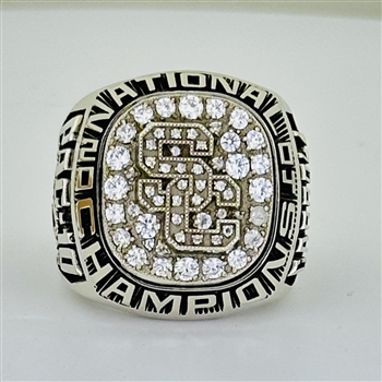 2004 USC Trojans "National Champions" 10K White Gold Championship Ring!