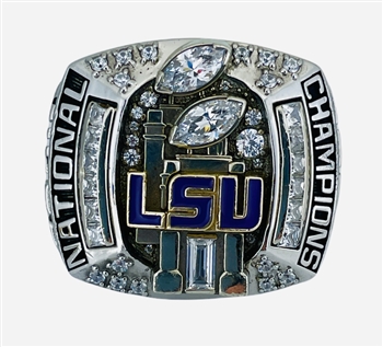 2007 LSU Tigers NCAA Football "National Champions" Ring!