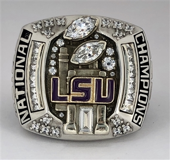2007 LSU Tigers NCAA Football "National Champions" Ring!