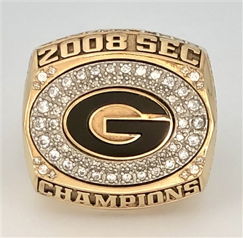 2008 Georgia Bulldogs Basketball "SEC Tournament" Champions Ring!