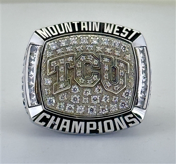 2009 TCU Texas Christian "Mountain West" Champions NCAA Football Ring!