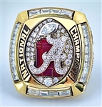 2011 Alabama Crimson Tide NCAA Football "National Champions" Player's Ring!