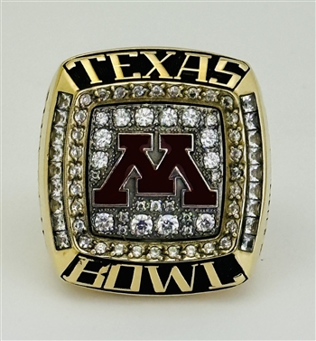 2013 Minnesota Gophers Texas Bowl Championship Ring!
