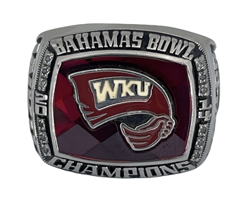 2014  Western Kentucky Hilltoppers "Bahamas Bowl Champions" NCAA Football Championship Ring