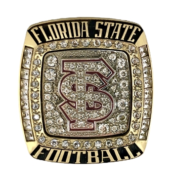 2015 Florida State Seminoles "Rose Bowl" Championship NCAA Football Ring!
