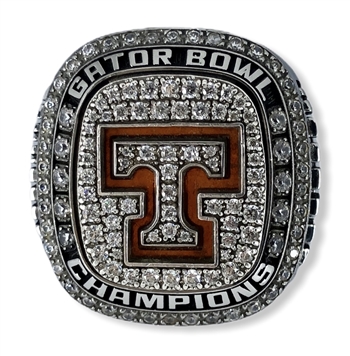 2015 Tennessee Volunteers "Gator Bowl" Champions NCAA Football Championship Player's Ring!