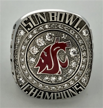 2015 Washington State Cougars "Sun Bowl Champions" NCAA Football Ring!