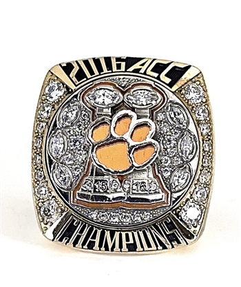2016 Clemson Tigers  "Back to Back"  ACC Champions NCAA College Football Championship Ring!