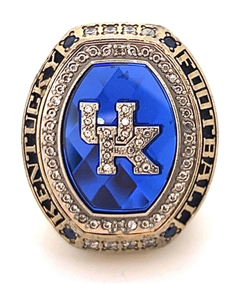 2016 Kentucky Wildcats "Governors Cup /Tax Slayer Bowl Championship Football Ring!