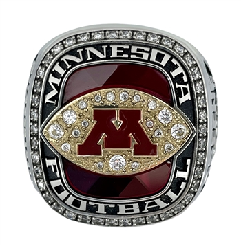 2016 Minnesota Golden Gophers "Holiday Bowl" Champions NCAA Football Ring!