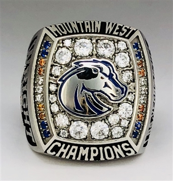 2017 Boise St. Broncos NCAA Football "Mountain West" Champions Ring!