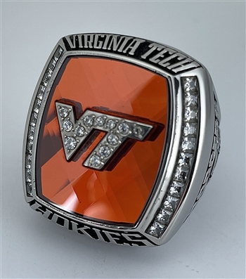 2018 Virginia Tech Hokies NCAA Football Military Bowl Championship Ring!