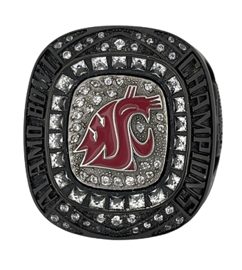 2018 Washington State Cougars "Alamo Bowl Champions" NCAA Football Ring!