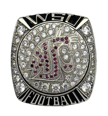 2021 Washington State Cougars "Apple Cup" Champions NCAA Football Ring!