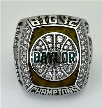 2021-22 Baylor Bears NCAA Basketball Big XII National Championship Season Champions Ring!