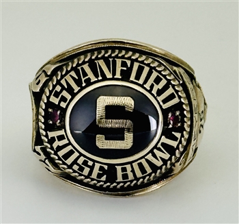 1972 Stanford Cardinal NCAA Pac-8 / Rose Bowl 10K Gold Championship Ring!