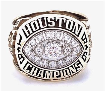 Antowain Smith's 1996 Houston Cougars "USA Conference" Champions 10K Gold Ring!