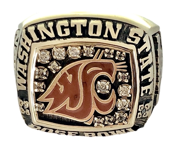 Rare 1998 Washington State Cougars "Rose Bowl" Championship NCAA Football 10K Gold Ring!