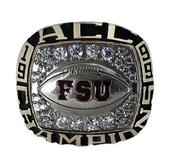 1999 FSU Florida State Seminoles "ACC Champions" 10K Gold Ring!