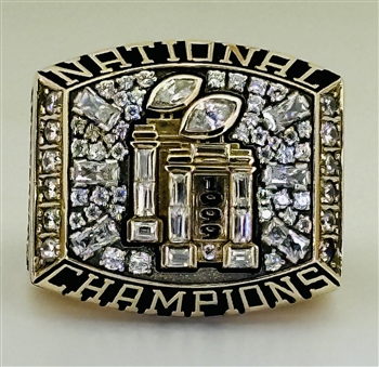 1999 Florida State Seminoles "National Champions" NCAA Football 10K Gold Ring!