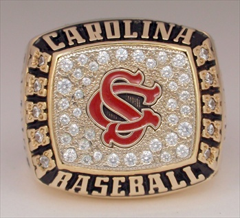 2003 South Carolina Gamecocks College World Series Championship 10K Gold Ring