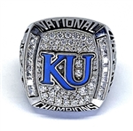 2008 Kansas Jayhawks National Champions Championship NCAA Basketball Ring!