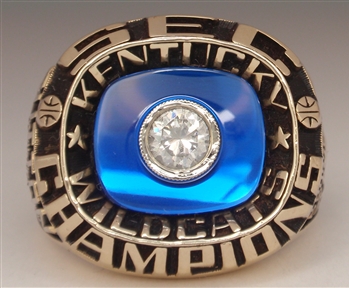 1988 Kentucky Wildcats Basketball "SEC" Champions 10K Gold Ring